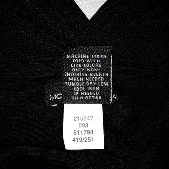 Moda International Black Double V-Neck Dress Size XS - Picture 6 of 7